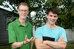 Left to right: Seamus Hogan and Marcus Downs.  